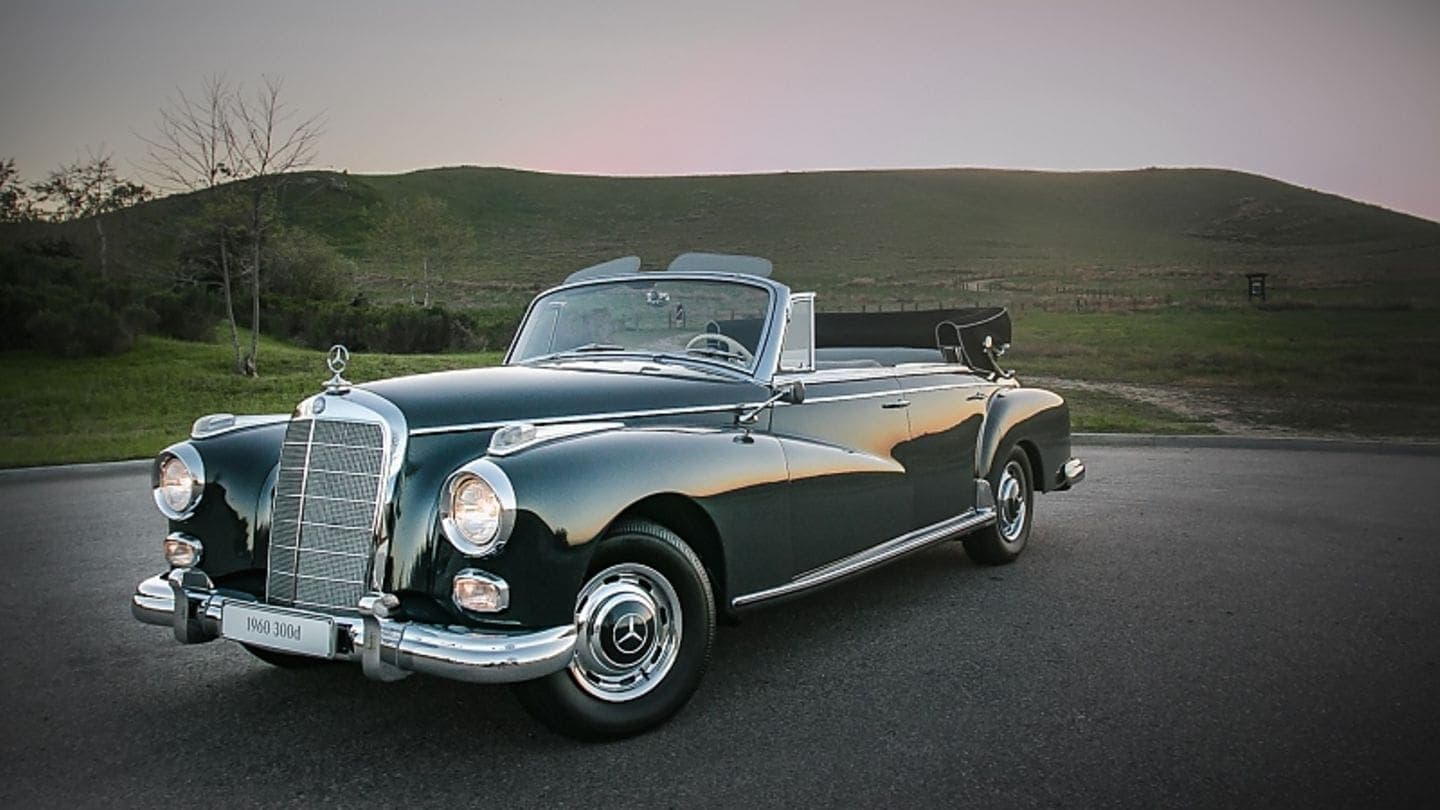 Luxus az Adenauer korszakból - Mercedes 300 d cabriolet, ma egymillió eurót ér